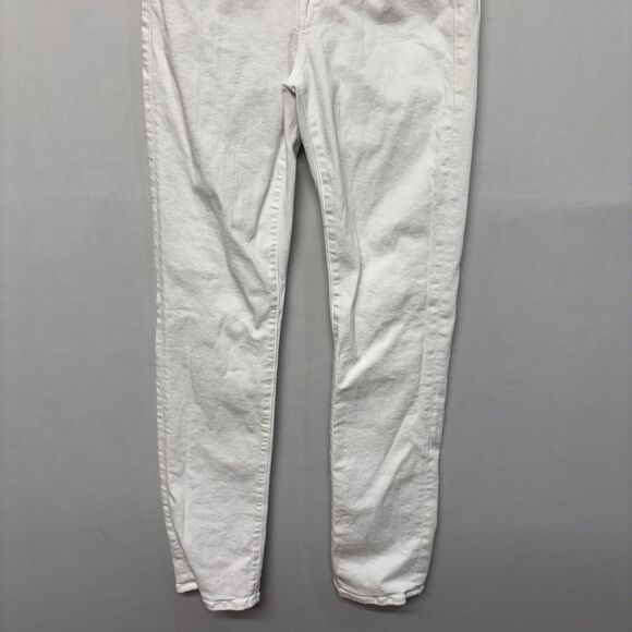 Frame Women Le High Straight Jeans Size 24 White Denim C032 -30 - Picture 16 of 16